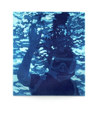 Aqua II - Zinc etching - Ed 10 - Image size 14x12cm